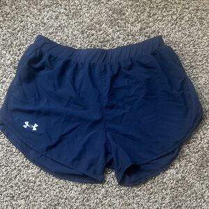 Under Armour Women's Dark Blue Athletic Shorts